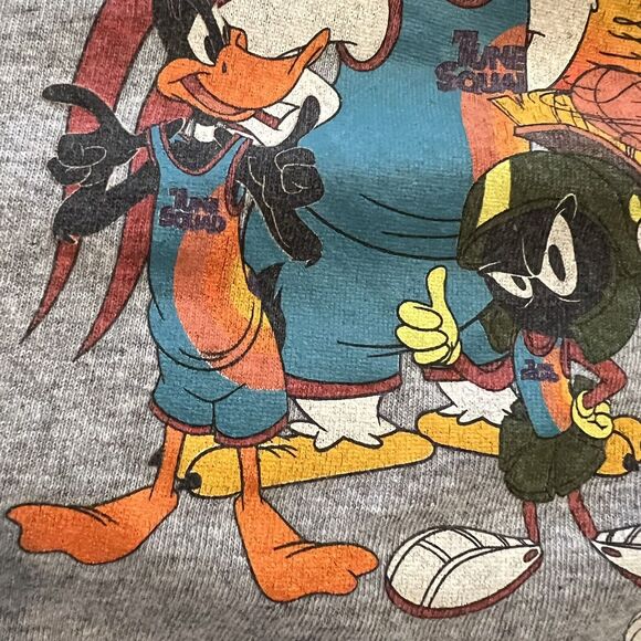 Vintage Space Jam Tune Squad Looney Tunes Gray Graphic T-shirt M - Picture 9 of 9